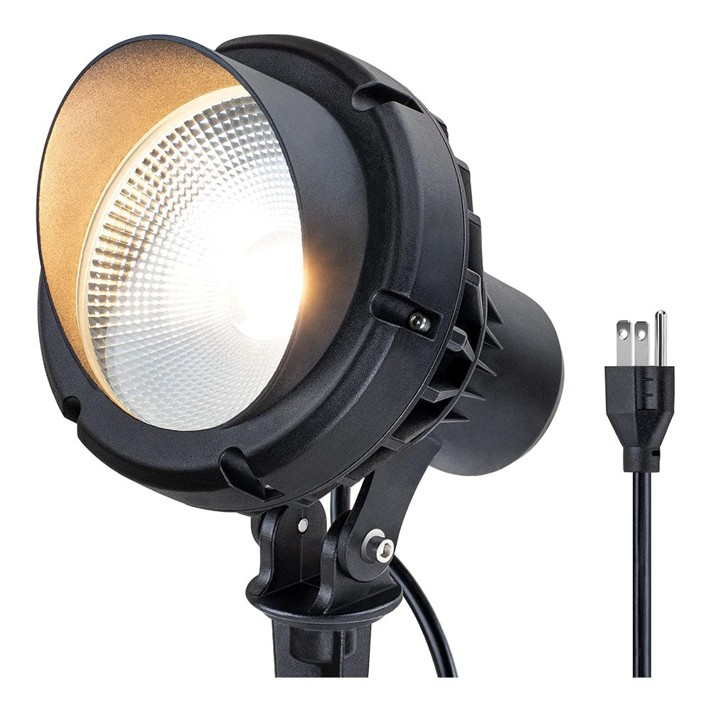 120V 40W Ultra Bright 4000LM Outdoor Landscape Spotlight with Stake & 5.5FT Cord CHW-40A-01 SUNVIE