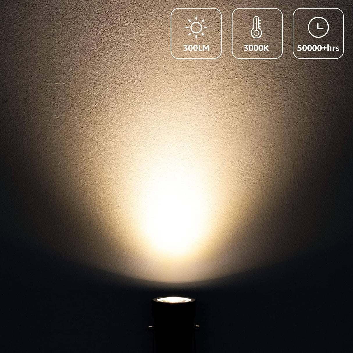 120V Warm White0 Indoor LED Spot Lights With 5.9 FT Cord & Floor Foot Switch 4 Pack SHWS-03-04 SUNVIE