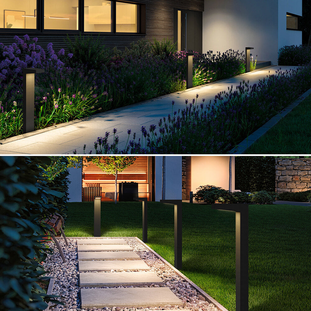 Low Voltage 5W LED Outdoor Waterproof Wired Pathway Lights With Connectors 4 Pack LHBW-05-04C