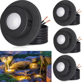 Low Voltage 3W LED Waterproof Underwater Fountain Pond Lights 4 Pack ULWS-03W-04