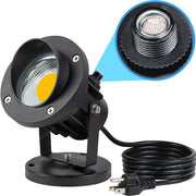 120V 20W 3000K LED Outdoor Landscape Spotlight with Dusk to Dawn Photocell Sensor with 6 FT Cord CHWP-20-01P SUNVIE