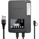 200W Landscape Lights Transformer with 2 Independent Control Output & Timer & Photocell Sensor