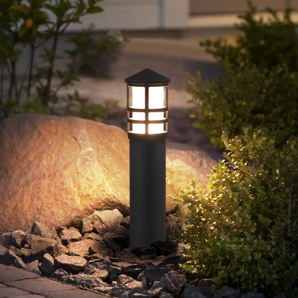 3W Low Voltage LED Cylinder Pathway Lighting Kit with Transformer & Wire & Connectors 8 Pack KTW-W8YA SUNVIE