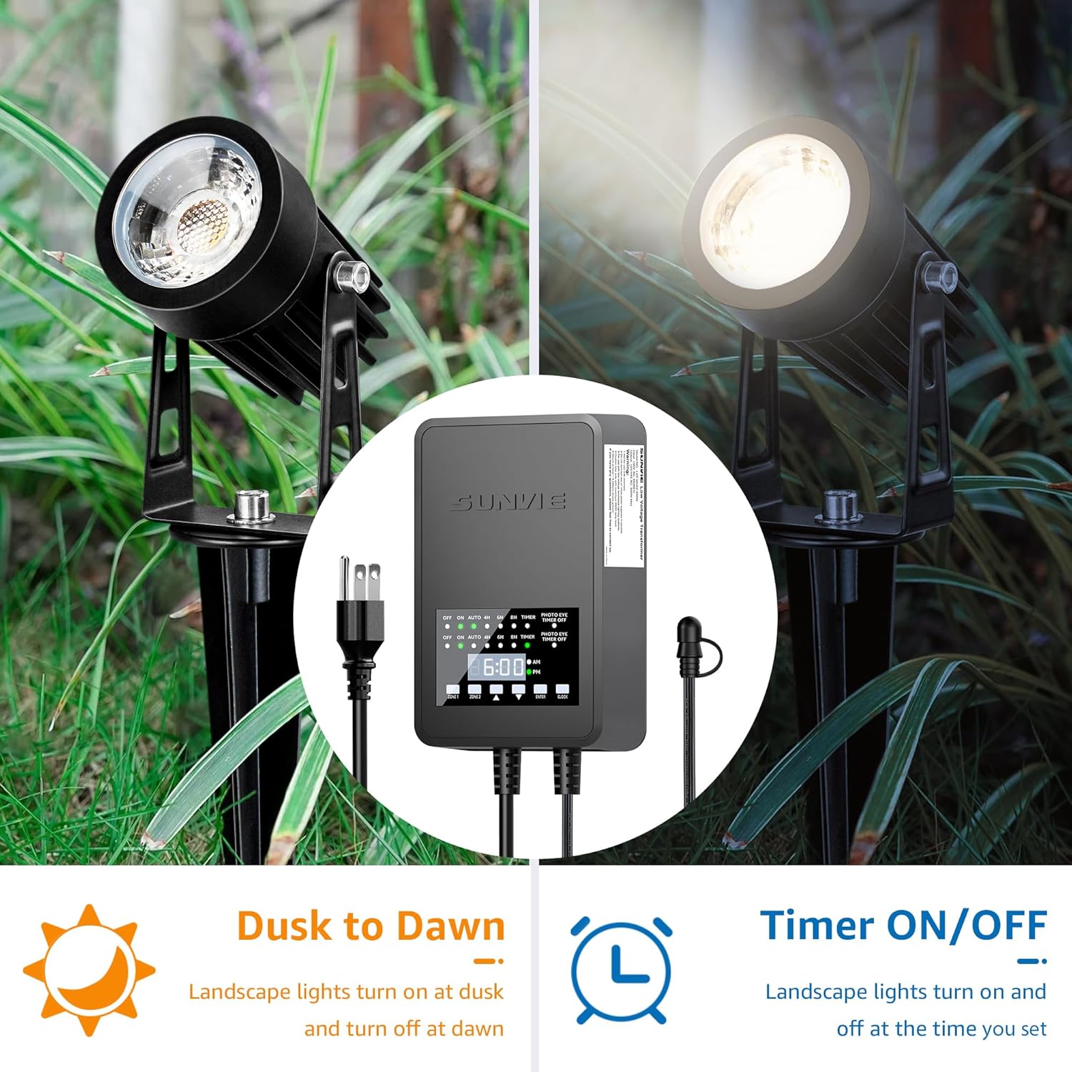 300W Outdoor Landscape Lighting Transformer