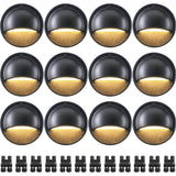 5W Low Voltage LED Landscape Deck Lights with Fastlock2 Wire Connectors 12 Pack BLWYB-05-12C SUNVIE