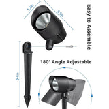 120V 15W Waterproof LED Color Changing Plug in Uplight Landscape Lights with Remote Control CHRS-15-01 SUNVIE