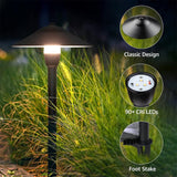 Low Voltage 12-24V 3W Waterproof Aluminum Pathway Lights with Connectors 2 Pack LSAWB-03B-02C SUNVIE