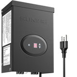 120V AC to 12V DC 200W Low Voltage Waterproof Lighting Transformer with Timer & Photocell Sensor LVT-TDC-200AC SUNVIE
