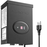 120V AC to 12V DC 200W Low Voltage Waterproof Lighting Transformer with Timer & Photocell Sensor LVT-TDC-200AC SUNVIE