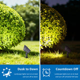 All-In-One Low Voltage 6W Landscape Lights Kit with Transformer, Wire & Connectors 8 Pack KTW-W8S06