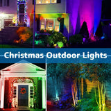Low Voltage 12W RGB Color Changing LED Landscape Lights with Connector 16 Pack CLRS-12-16C SUNVIE
