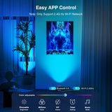 5W RGBW Smart Indoor Floor Can Uplighting Lights 2 Pack (White) FCL-01W-02S