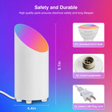 5W RGBW Smart Indoor Floor Can Uplighting Lights 2 Pack (White) FCL-01W-02S