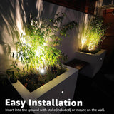 120V Warm White0 Indoor LED Spot Lights With 5.9 FT Cord & Floor Foot Switch 4 Pack SHWS-03-04 SUNVIE