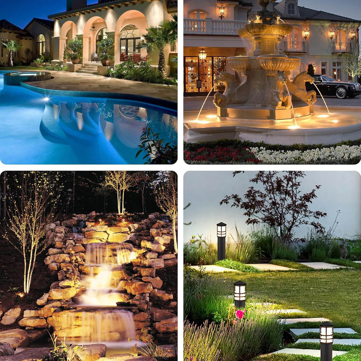 Low Voltage 120V to 12V 100W Outdoor Weatherproof Pool Pond Fountain Light Transformer LVT-PLT-100W SUNVIE