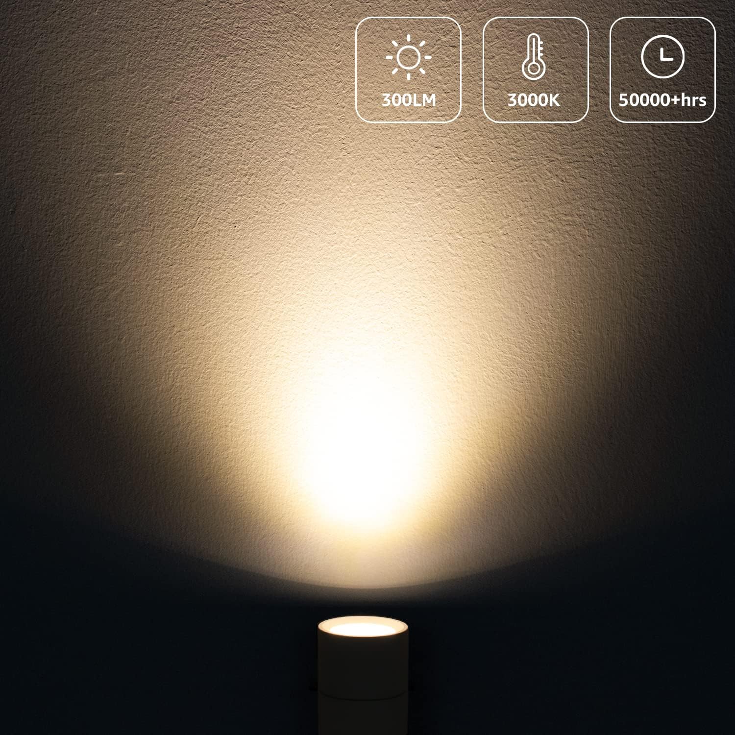 indoor house pot plant uplighters spotlights x2 LED Multipurpose Spotlight Floor Accent Lamp 2 Pack with 5.9 ft Cord & Foot Switch