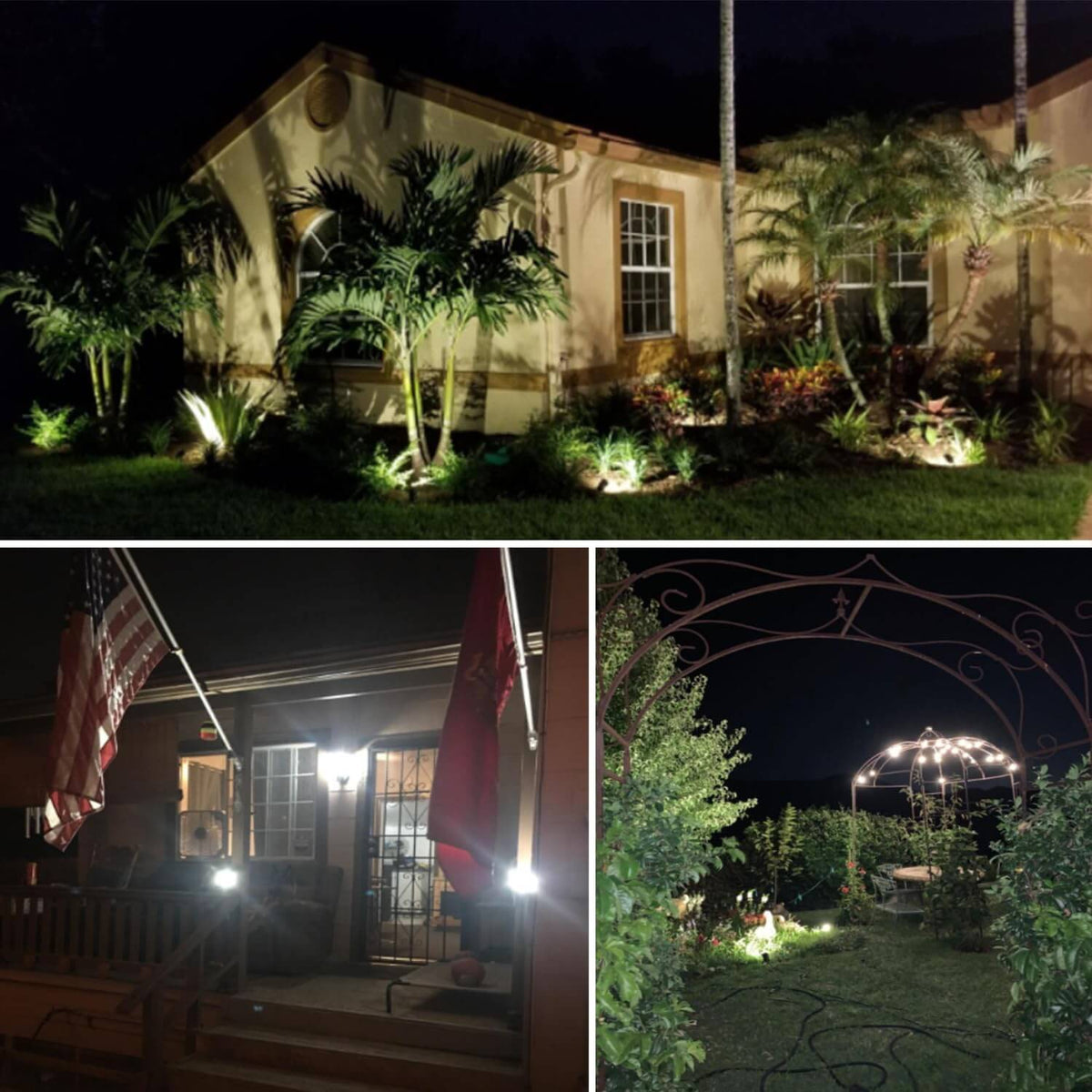 12W Low Voltage LED Landscape Spotlights 2 Pack CLWS-12-02C