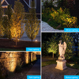 5" Solid Brass Low Voltage Outdoor Landscape Spotlights 8 Pack (No Bulb) CLB5-GH-08C