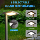 Low Voltage Anti-Glare 3CCT LED Landscape Path Lights 4 Pack LDATB-05-04C