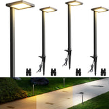 Low Voltage Anti-Glare 3CCT LED Landscape Path Lights 4 Pack LDATB-05-04C