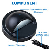 All-In-One Low Voltage Deck Lights Kit with Transformer, Wire & Connectors 8 Pack KTW-W8YBB