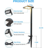 Low Voltage Anti-Glare LED Landscape Pathway Lights 12 Pack LDAWB-05-12C