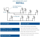 SUNVIE 12W LED Landscape Lighting Low Voltage (AC/DC 12V) Waterproof Garden Pathway Lights Super Warm White (900LM) Walls Trees Flags Outdoor Spotlights with Spike Stand (2 Pack) Lee Lighting