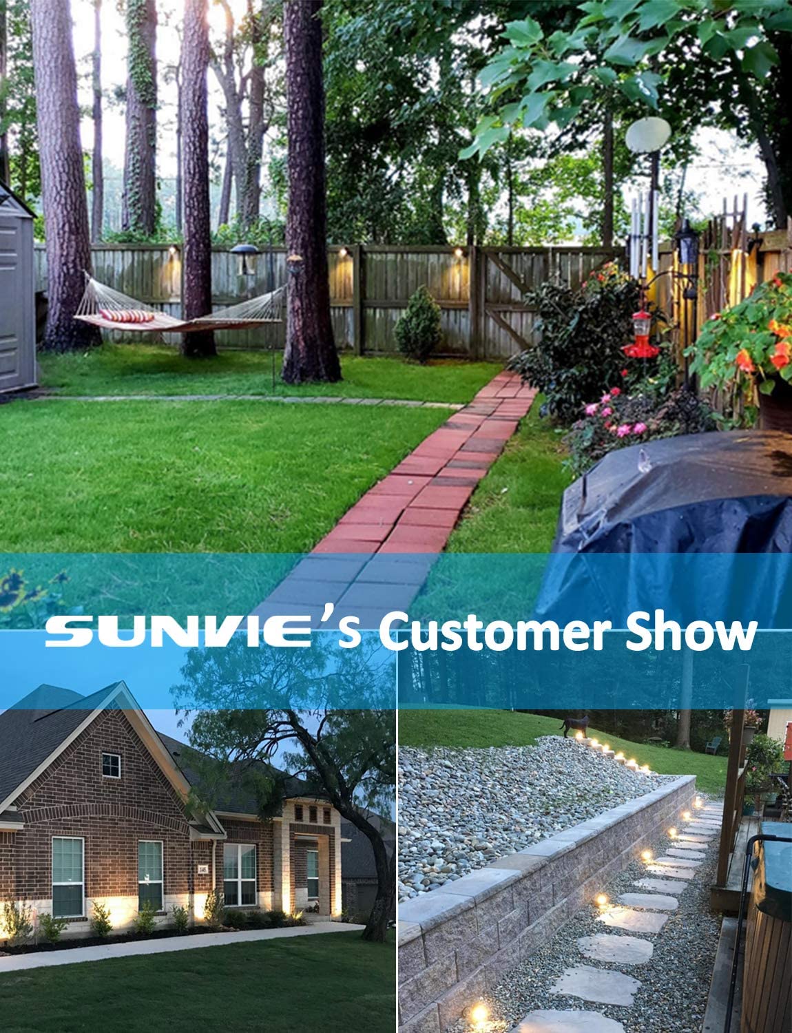 SUNVIE Low Voltage Fastlock Landscape Lights Wire Connector 12-14 Gauge Cable Connectors for Landscape Lighting Path Lights Working with Malibu Paradise Moonrays and Other Outdoor Lighting (12 Pack) Lee Lighting